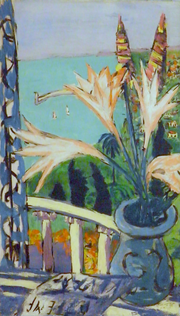 Veduta di Mentone con vaso di gigli, 1940 - Museum der bildenden Künste, Leipzig